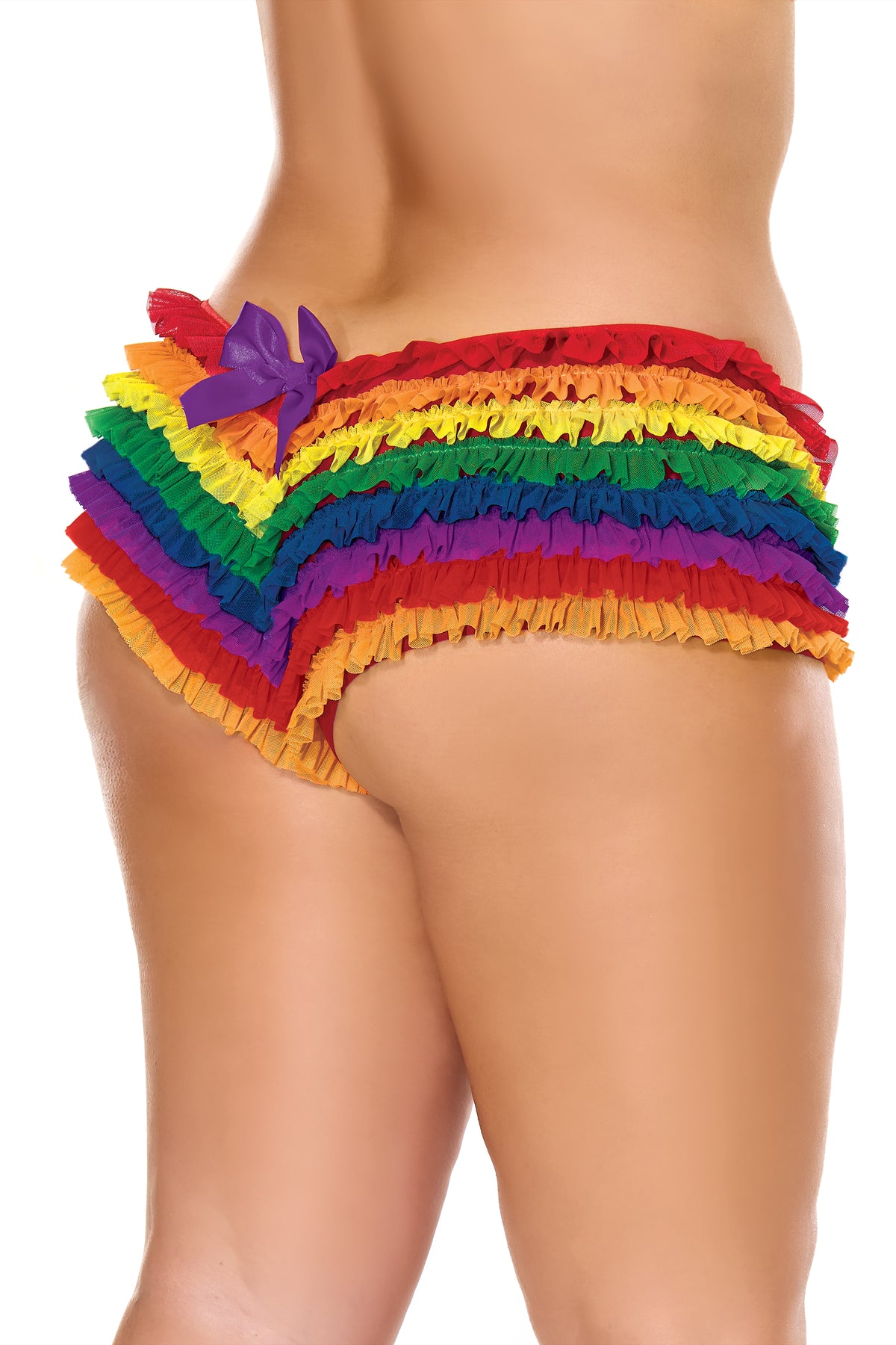 Ruffle Cheeky Booty Shorts