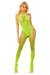 Glow Black Light Moonbeam Bodystocking Neon Green