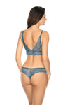 Gorteks Sea Blue Lace Triangle Bra