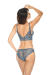 Gorteks Sea Blue Lace Triangle Bra