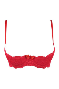 Axami Seduce Me Shelf Bra Open Cups-Rebel Romance