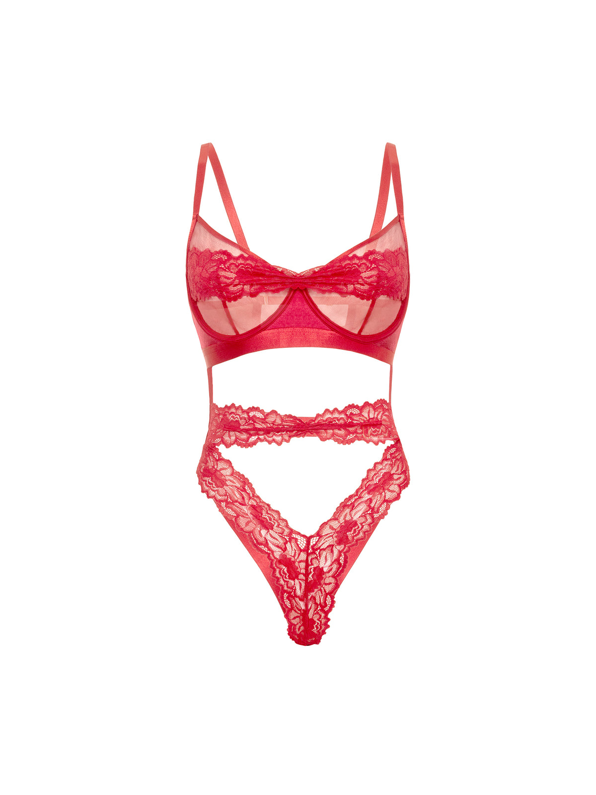 Serena Underwire Cups Teddy