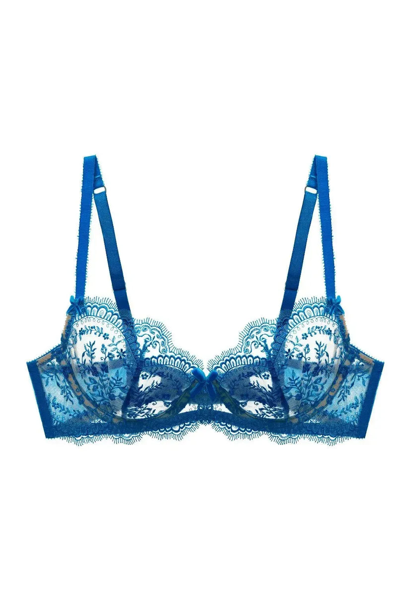 Dita Von Teese Severine Unlined Bra Cobalt