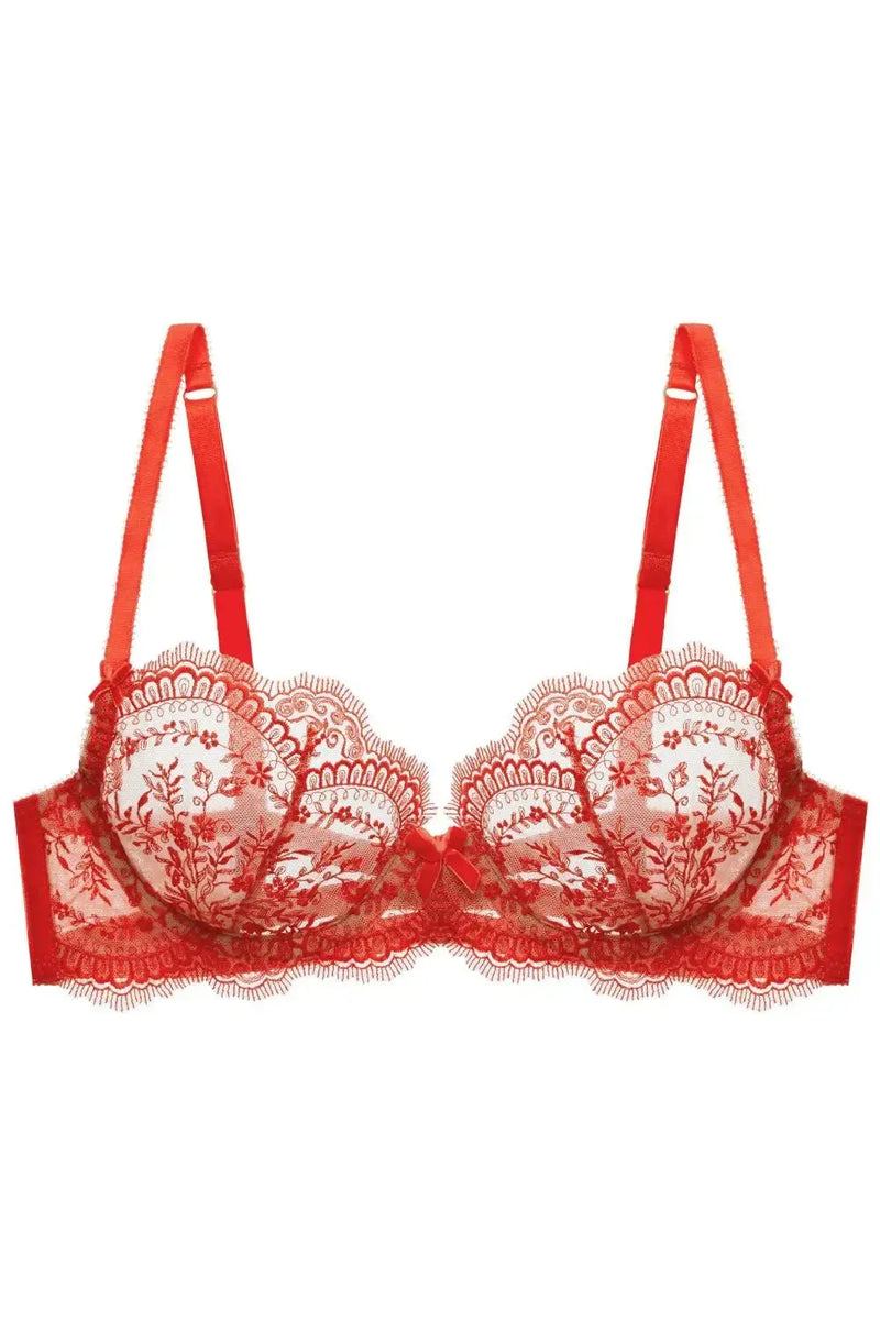 Dita Von Teese Severine Unlined Bra Flame