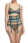 Dita Von Teese Severine Unlined Bra Shady Spruce