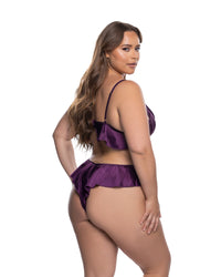 Roma Confidential Sweet Flutter Bralette Sleep Set Purple