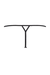 Axami Tiramisu V-String Thong with elegant black lace and sensual cut, featuring a keyhole back.