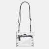 Hammitt Tony Crossbody Clear Handbag Black/Gunmetal-Rebel Romance