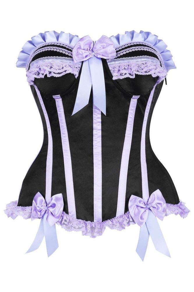 Top Drawer Lavender Looking Glass Steel Boned Corset