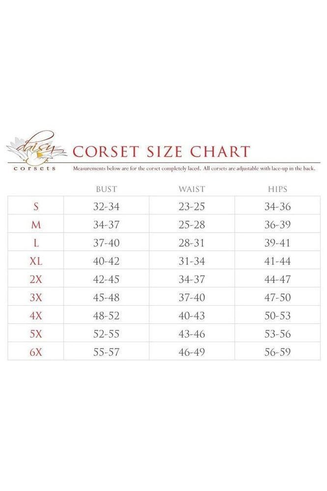 Top Drawer Red Queen Steel Boned Corset