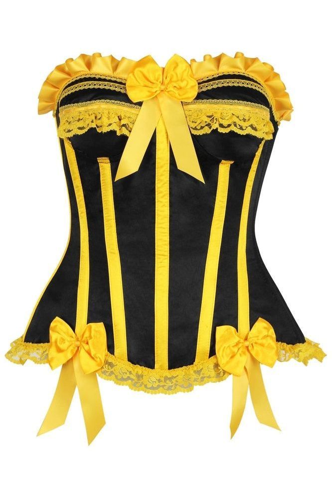 Top Drawer Honey Bee Bombshell Steel Boned Corset