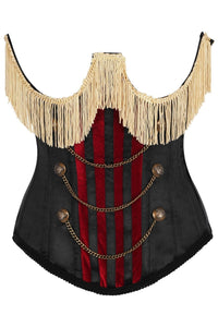 Top Drawer The Greatest Show Steel Boned Underbust Corset