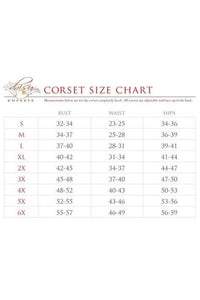Top Drawer The Greatest Show Steel Boned Underbust Corset