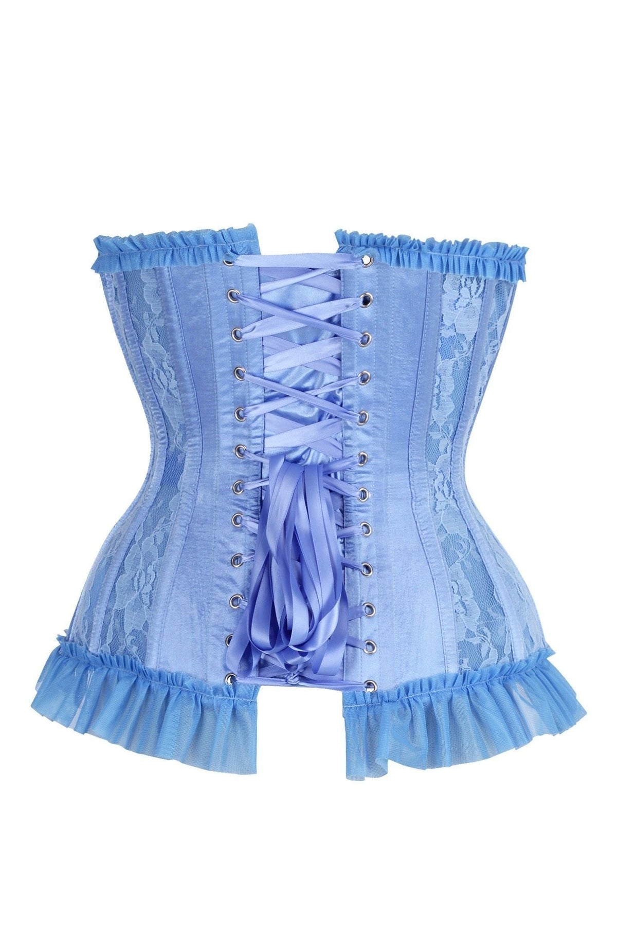 Top Drawer Down The Rabbit Hole Steel Boned Underbust Corset Cincher