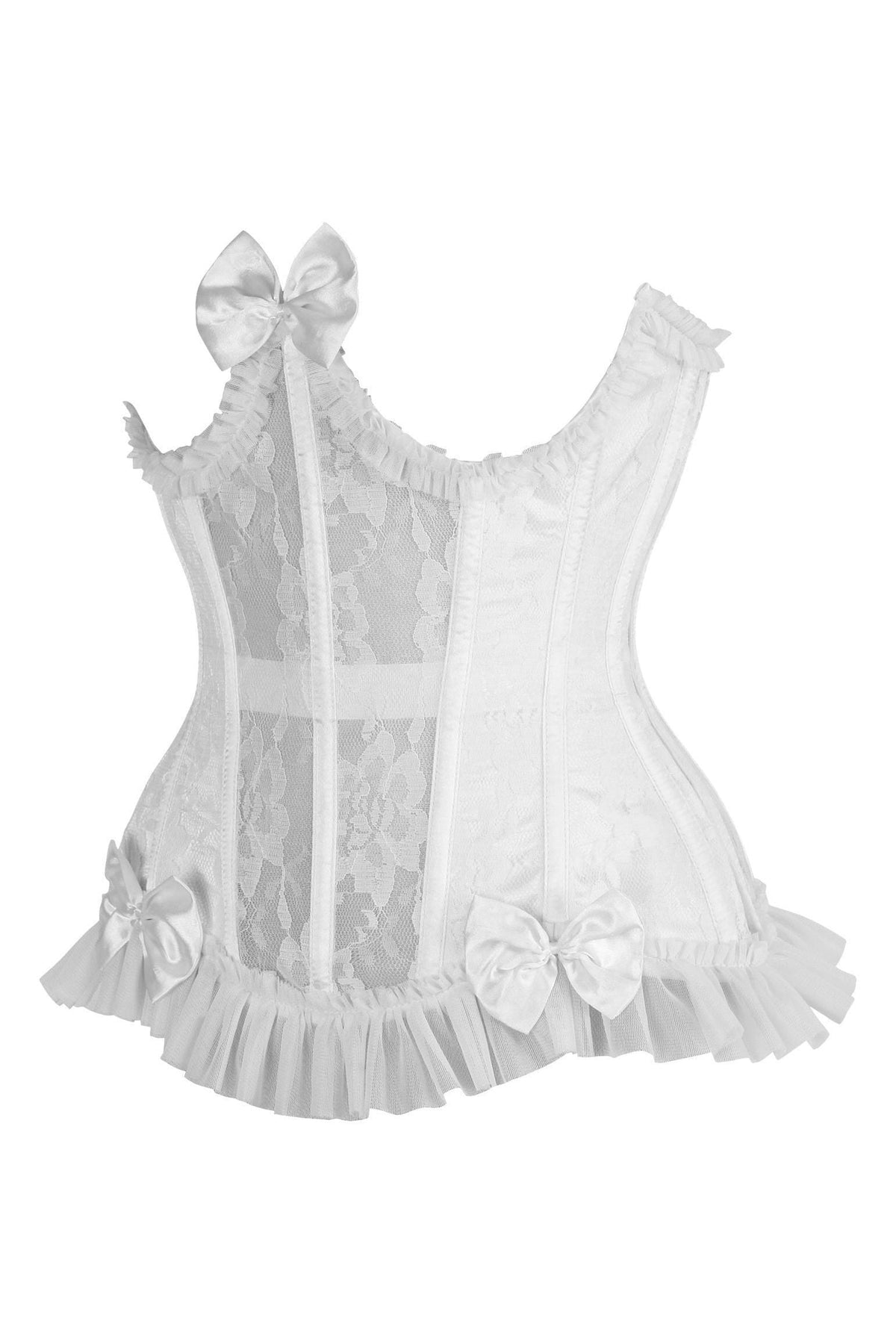 Top Drawer Runaway Bride Steel Boned Underbust Waist Cincher Corset