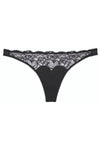 Dita Von Teese Tryst Leavers Lace Sheer G-String Panty Black