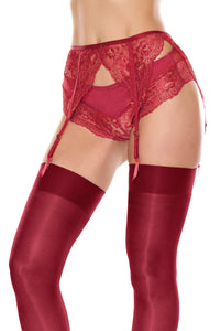 Holiday Garter Belt Red