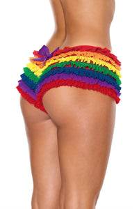 Ruffle Cheeky Booty Shorts