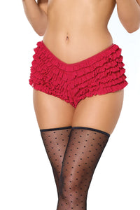 Ruffle Cheeky Booty Shorts