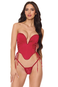 Holiday Corset Red