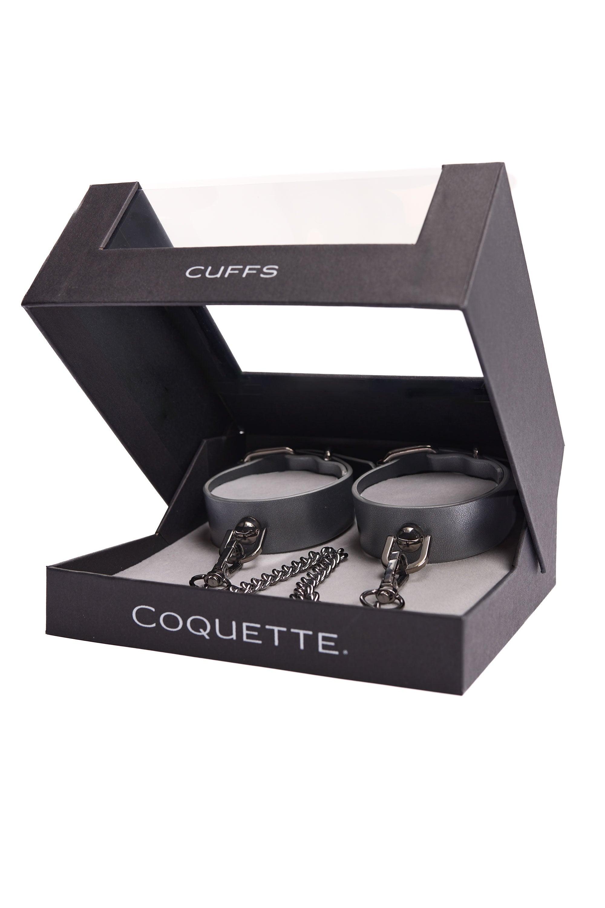 Pleasure Gunmetal Chain Wrist Cuffs