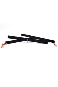 Pleasure Black Velvet Spreader Bar Rose Gold