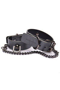 Pleasure Gunmetal Chain Wrist Cuffs