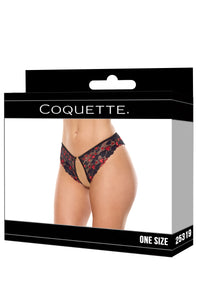 Valentine Hearts Crotchless Panty