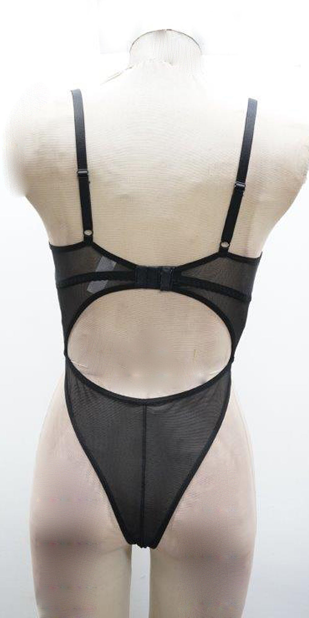 Escante Lace & Mesh Underwire Teddy