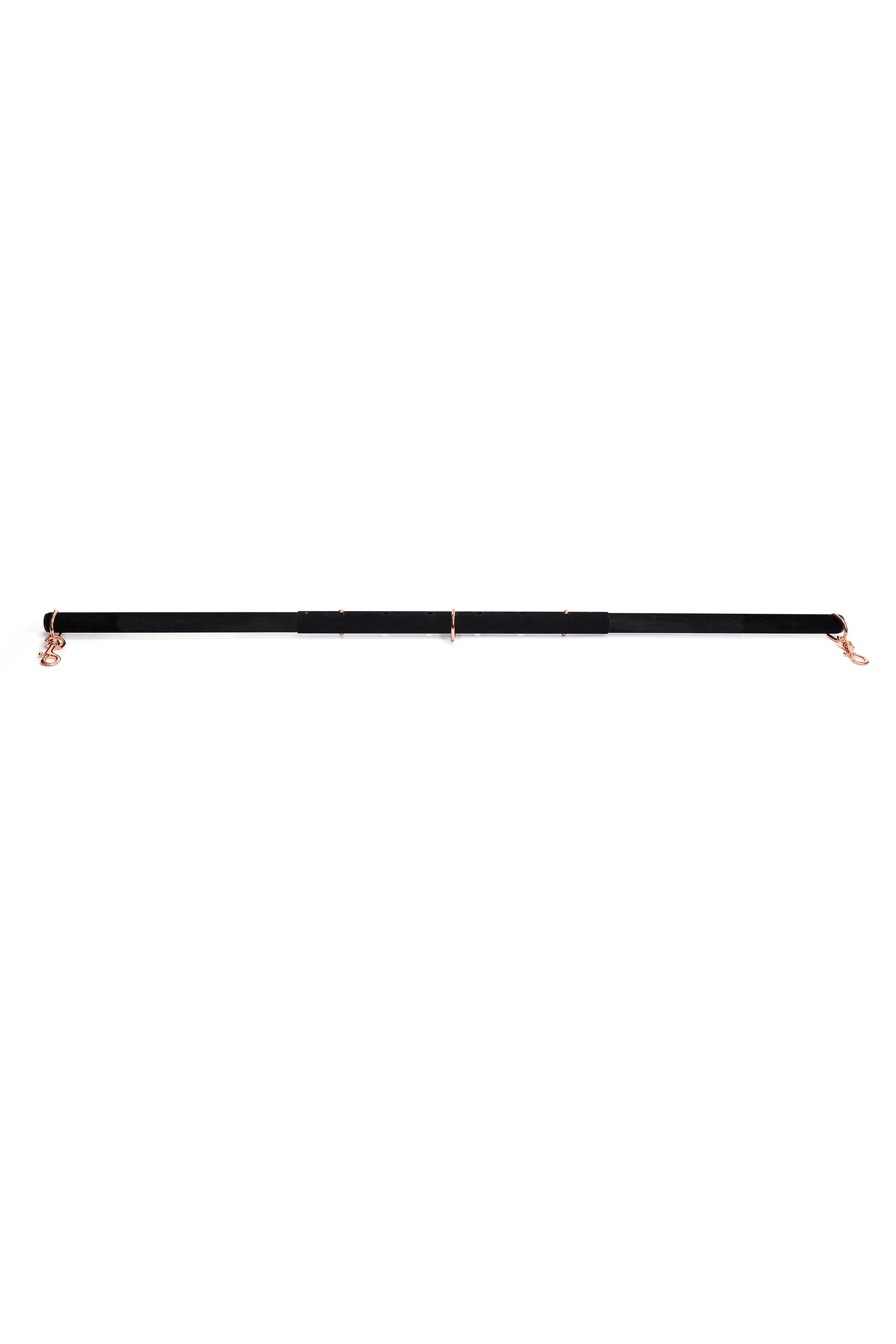 Pleasure Black Velvet Spreader Bar Rose Gold