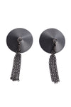Pleasure Gunmetal Fringe Tassel Pasties