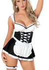 Escante French Maid Roleplay Dress Bedroom Costume