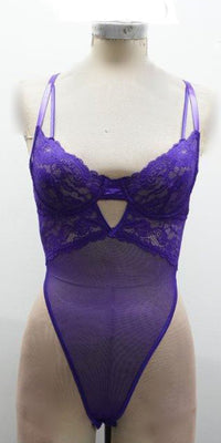 Escante Lace & Mesh Underwire Teddy