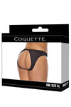 Ouvert Back Panty Black