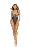 Escante Enchanting Sheer Embroidery Underwire Teddy Bird Heart Bows