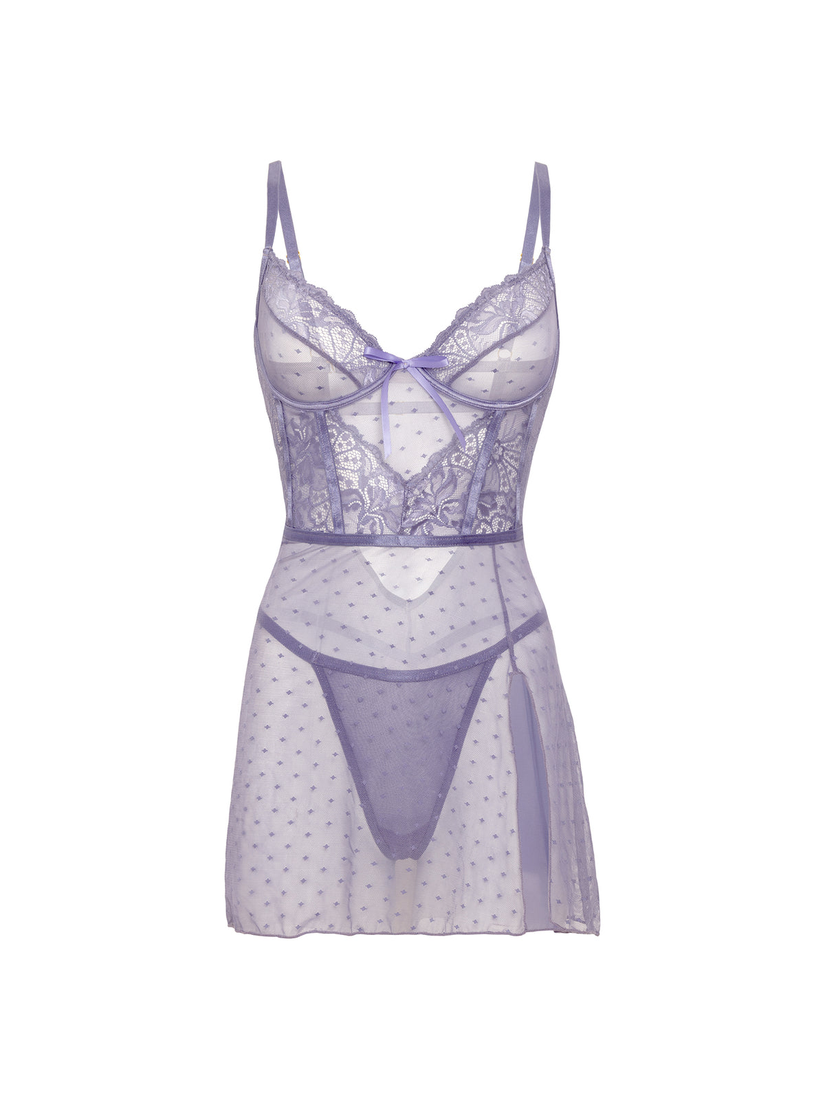 Vanessa Pin Dot Babydoll