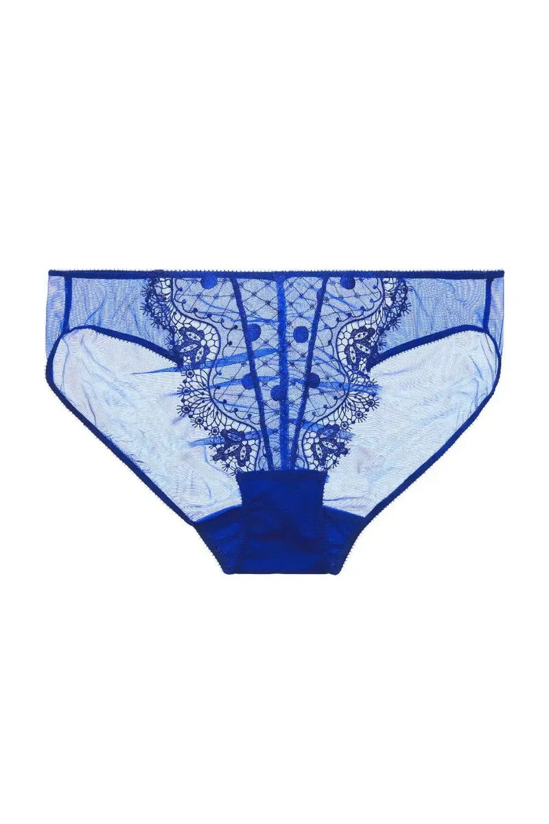 Dita Von Teese Vedette Bikini Panty Capri Blue