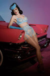Dita Von Teese Vedette Bikini Panty Ice Blue