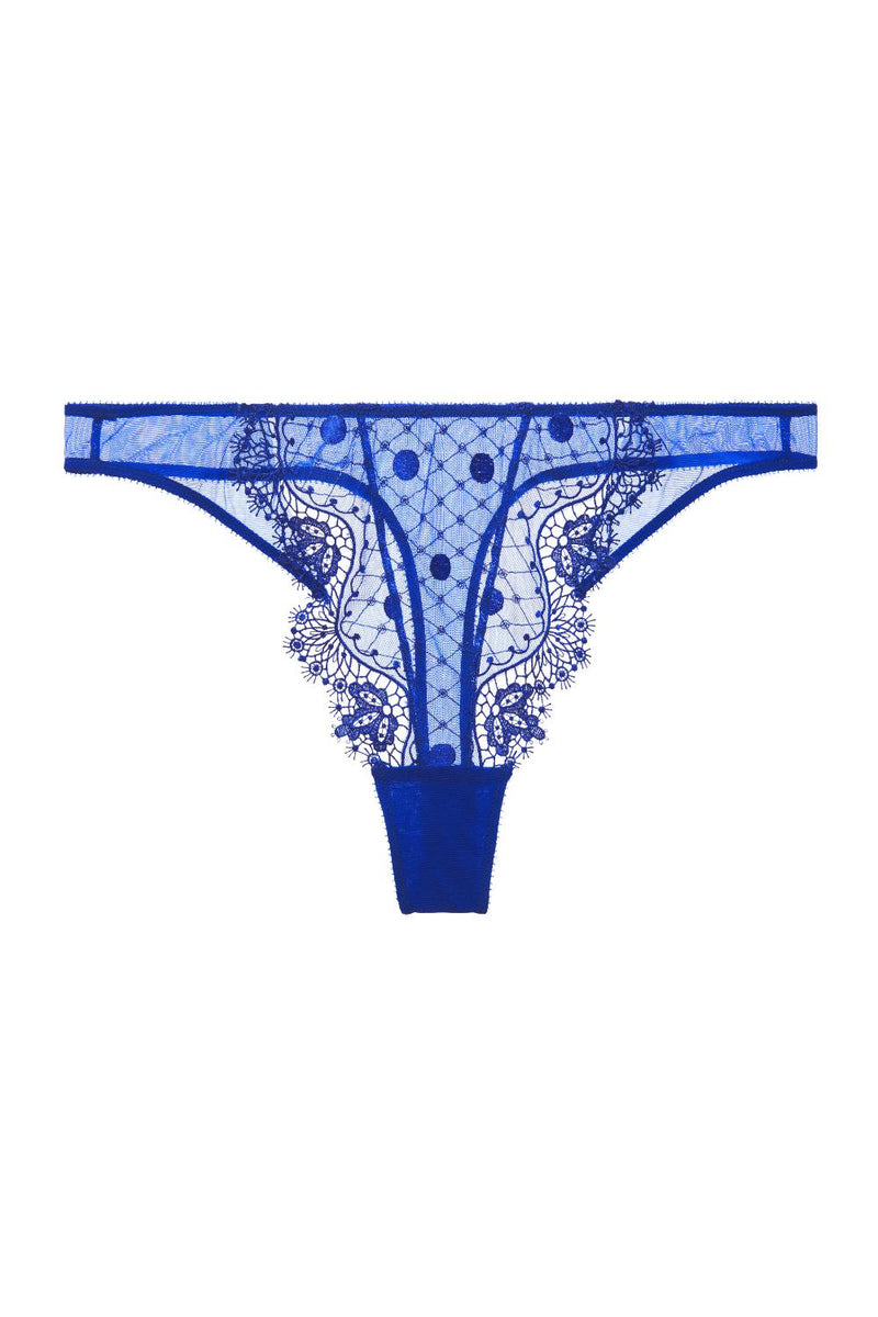 Dita Von Teese Vedette G-String Panty Capri Blue