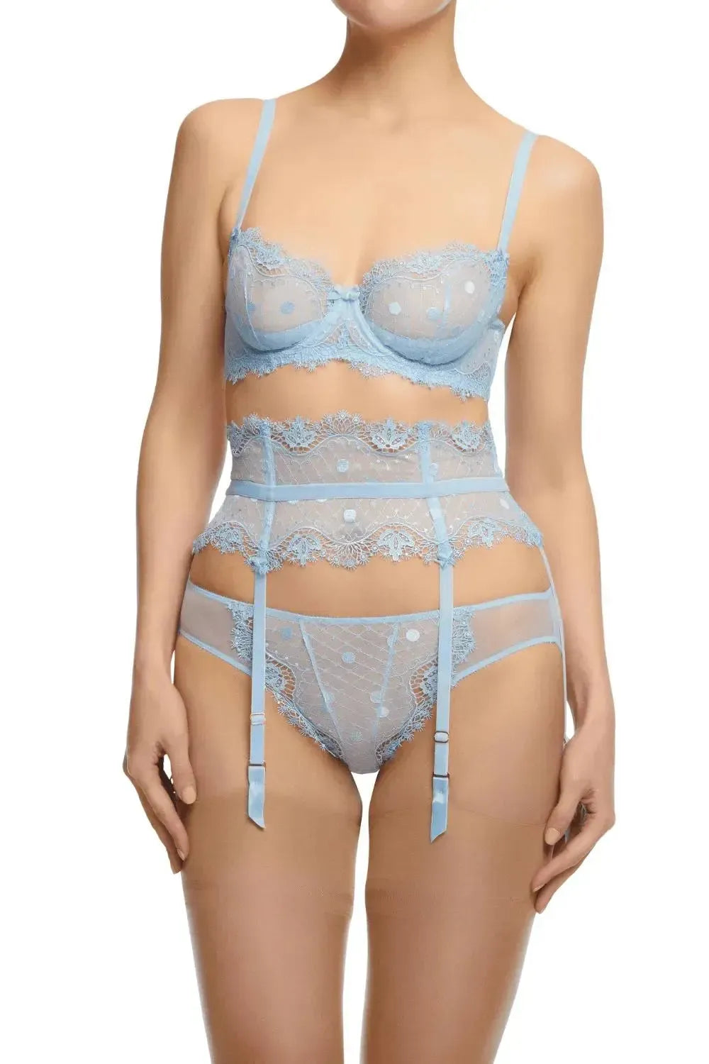 Dita Von Teese Vedette G-String Panty Ice Blue