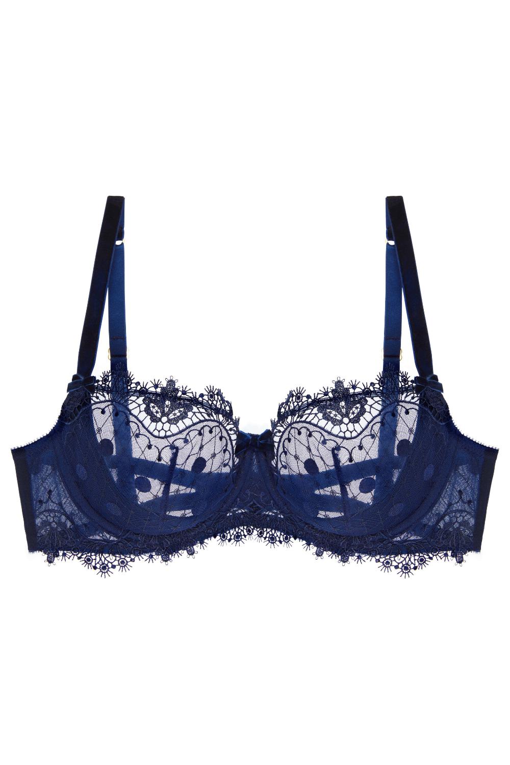 Dita Von Teese Vedette Underwire Bra Navy