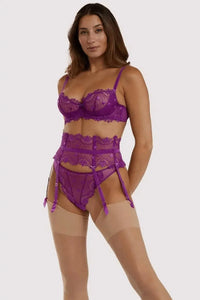 Dita Von Teese Vedette Underwire Bra Shocking Violet