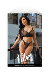 Fantasy Vibes Baddie Longline Bralette & Panty Bra Set