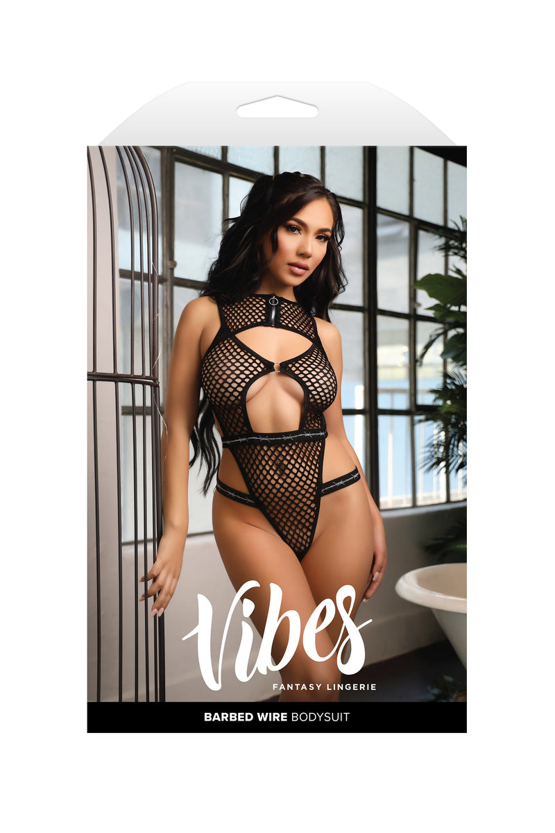 Fantasy Vibes Barbed Wire Bodysuit Teddy
