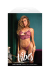 Fantasy Vibes F*ck U Pay Me Tie-back Top & Thong Panty Set