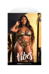 Fantasy Vibes Queen Boujee Bralette & Panty Bra Set-Rebel Romance