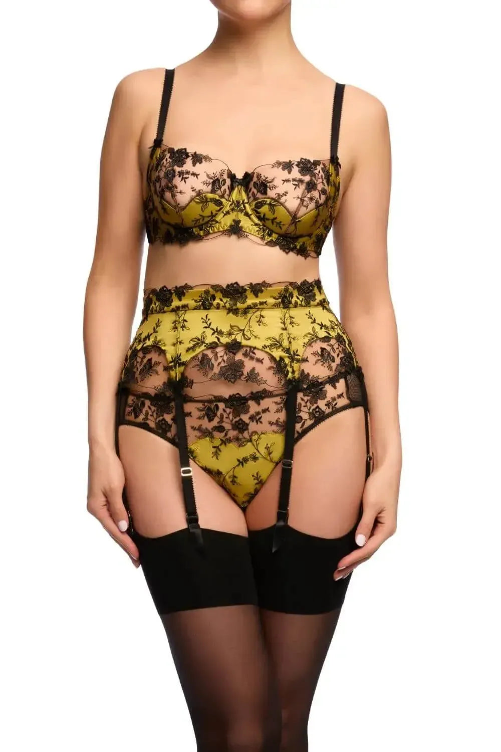 Dita Von Teese Victresse G-String Panty Chartreuse