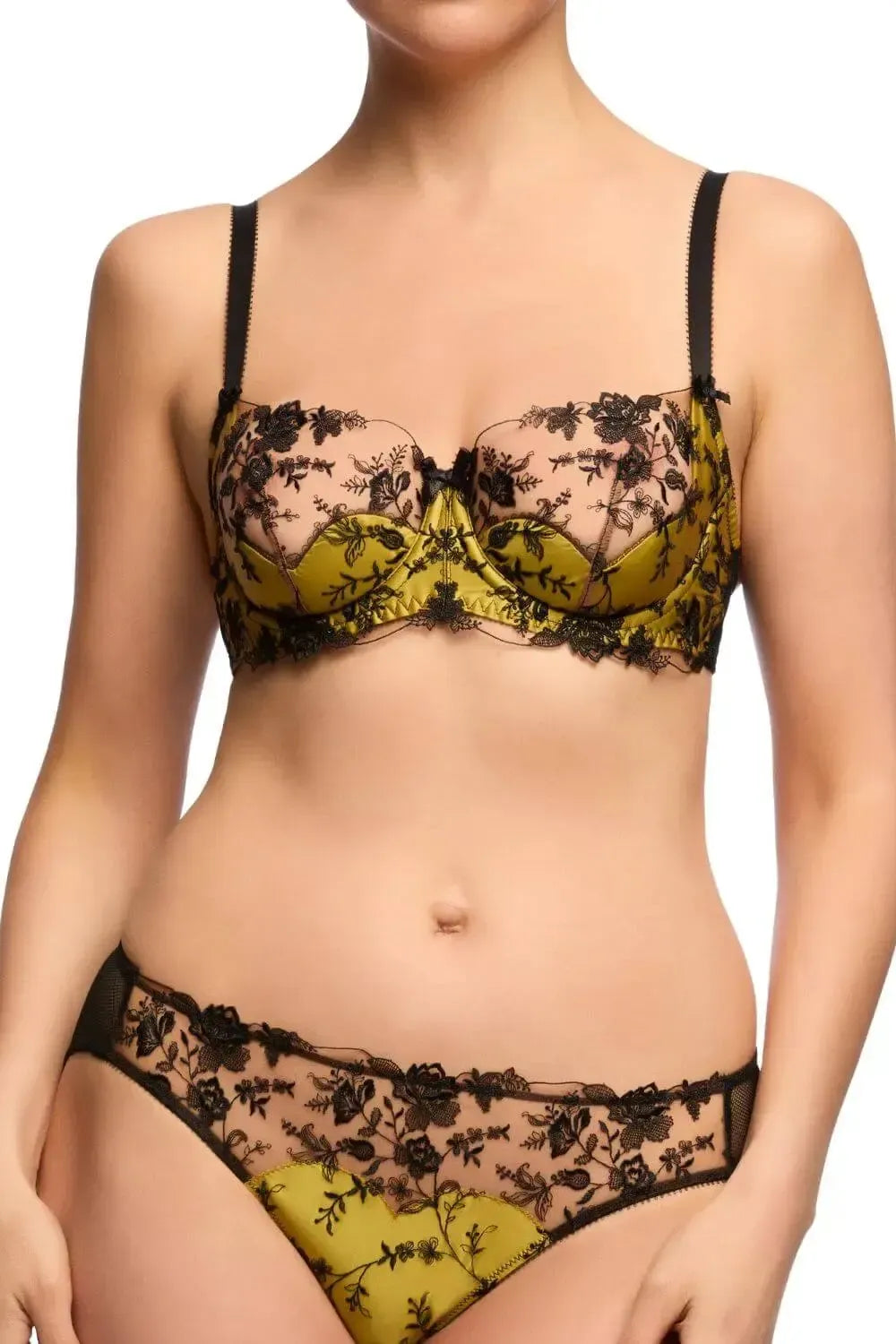 Dita Von Teese Victresse Underwire Bra Chartreuse