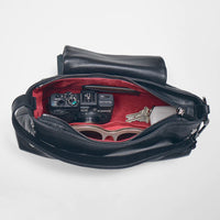 Hammitt VIP Satchel Leather Shoulder Bag Black/Gunmetal-Rebel Romance