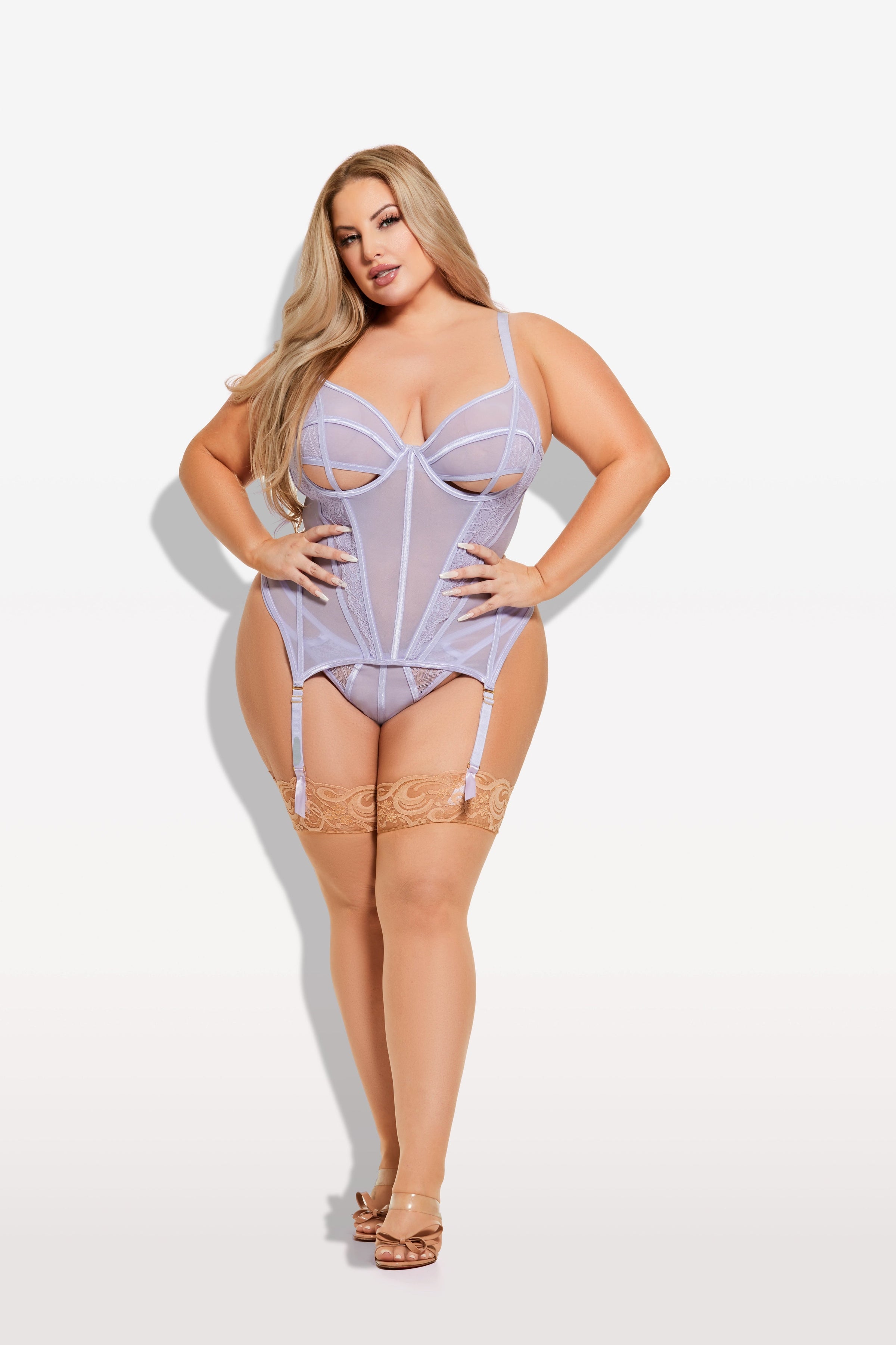 House of Desire Vivienne Merrywidow Bustier & G-String Set